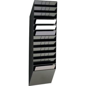 Durable Prospektspender Flexiboxx 12, 12 Spender, A4, quer, schwarz Durable Prospektspender Flexiboxx 12, 12 Spender, A4, quer, schwarz