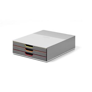 Durable Schubladenbox Varicolor, 3 Schübe, DIN C4 Durable Schubladenbox Varicolor, 3 Schübe, DIN C4
