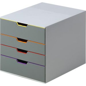 Durable Schubladenbox Varicolor, 4 Schübe, DIN C4 Durable Schubladenbox Varicolor, 4 Schübe, DIN C4