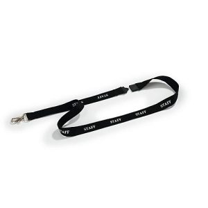 Durable Textilband mit Aufdruck STAFF, mit Sicherheitsverschluss u. Karabiner, L 440 x B 20 mm, 10 Stück Durable Textilband mit Aufdruck STAFF, mit Sicherheitsverschluss u. Karabiner, L 440 x B 20 mm, 10 Stück