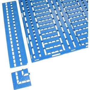 Ecke für Fußboden, L 112 x B 112 x H 25 mm, blau Ecke für Fußboden, L 112 x B 112 x H 25 mm, blau