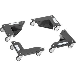 Eckenroller Fetra, 4 Elemente, Traglast jeweils 150 kg, mit Lenkrollen & Koffer, anthrazitgrau Eckenroller Fetra, 4 Elemente, Traglast jeweils 150 kg, mit Lenkrollen & Koffer, anthrazitgrau