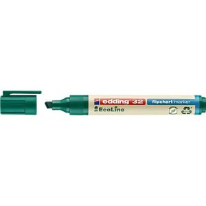 Edding 32 EcoLine Flipchartmarker, nachfüllbar, 10 Stk., grün Edding 32 EcoLine Flipchartmarker, nachfüllbar, 10 Stk., grün