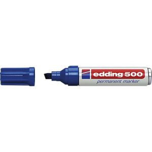 edding 500, m. Keilspitze 2-7 mm, blau, 1 Stück edding 500, m. Keilspitze 2-7 mm, blau, 1 Stück