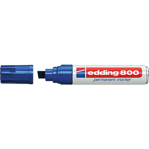 edding 800, m. Keilspitze, 4-12 mm, blau, 5 Stück