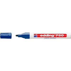 EDDING Lackmarker 750, 2-4 mm, blau, 10 Stück EDDING Lackmarker 750, 2-4 mm, blau, 10 Stück
