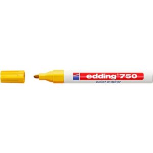 EDDING Lackmarker 750, 2-4 mm, gelb, 10 Stück EDDING Lackmarker 750, 2-4 mm, gelb, 10 Stück