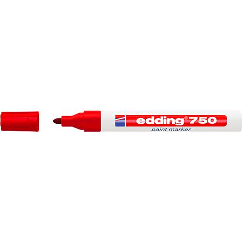 EDDING Lackmarker 750, 2-4 mm, rot, 1 Stück