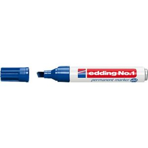 edding No.1 permanent Marker, 1 Stück blau edding No.1 permanent Marker, 1 Stück blau