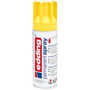 edding Spray 5200, 200 ml, Premium-Acryllack matt, Sprühbreite ca. 50-60 mm, gelb matt edding Spray 5200, 200 ml, Premium-Acryllack matt, Sprühbreite ca. 50-60 mm, gelb matt