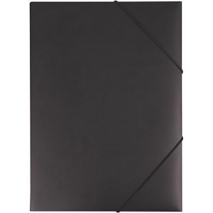 EICHNER Eckspannmappe, DIN A4, 3 Flügelklappen, 10 Stück, schwarz EICHNER Eckspannmappe, DIN A4, 3 Flügelklappen, 10 Stück, schwarz