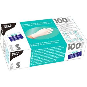 Einmalhandschuhe Medi-Inn® PS Nitril White Plus, für links/rechts, puderfrei, nicht steril, allergikergeeignet, Größe S, Nitril, weiß, 100 Stück Einmalhandschuhe Medi-Inn® PS Nitril White Plus, für links/rechts, puderfrei, nicht steril, allergikergeeignet, Größe S, Nitril, weiß, 100 Stück