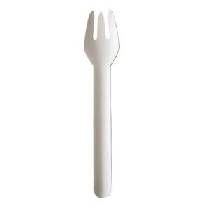Einweg Besteck Papstar Pure, Gabeln, L 155 mm, biologisch abbaubar, aus FSC®-zertifiziertem Papier, weiß, 100 Stück Einweg Besteck Papstar Pure, Gabeln, L 155 mm, biologisch abbaubar, aus FSC®-zertifiziertem Papier, weiß, 100 Stück