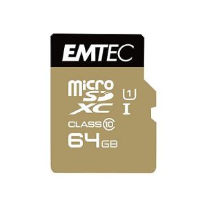 EMTEC Gold+ – Flash-Speicherkarte – 64 GB – microSD EMTEC Gold+ – Flash-Speicherkarte – 64 GB – microSD