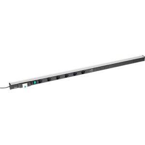 Energieleiste 1400 für Treston Arbeitstische, 6-fach Steckdose, 1x Schalter, 1x FI-Schalter, 2x USB-Typ A Energieleiste 1400 für Treston Arbeitstische, 6-fach Steckdose, 1x Schalter, 1x FI-Schalter, 2x USB-Typ A