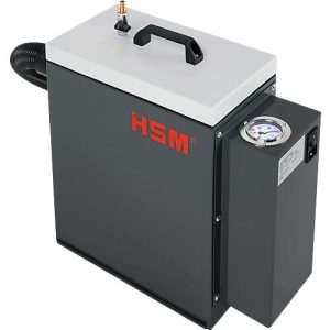Entstauber HSM DE 1-8 zu Verpackungspolstermaschine HSM ProfiPack P425, B 390 x T 210 x H 500 mm, lichtgrau & eisengrau Entstauber HSM DE 1-8 zu Verpackungspolstermaschine HSM ProfiPack P425, B 390 x T 210 x H 500 mm, lichtgrau & eisengrau