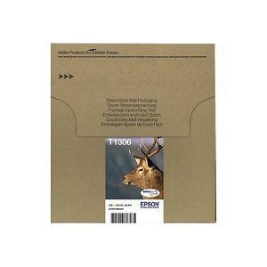 Epson T1306 Multipack Easy Mail Packaging – 3er-Pack – Gelb, Cyan, Magenta – original – Tintenpatrone Epson T1306 Multipack Easy Mail Packaging – 3er-Pack – Gelb, Cyan, Magenta – original – Tintenpatrone