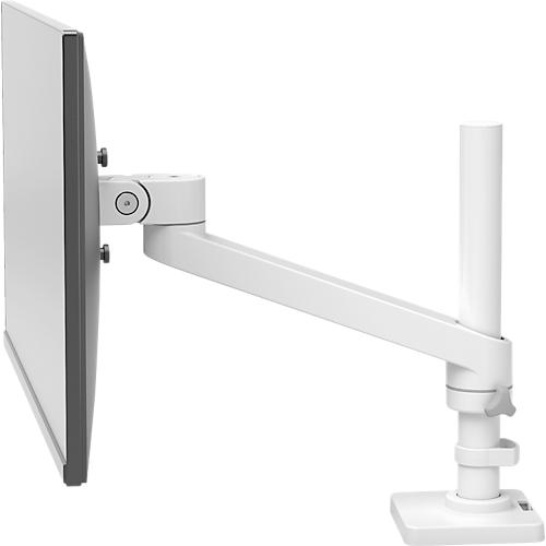 Ergotron NX Monitorarm, Tischhalterung, bis 34', 8 kg, höhenverstell-, neig-, schwenk- und drehbar, weiß