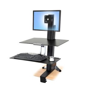 Ergotron WorkFit-S, LCD-Monitor LD mit Arbeitsfläche Ergotron WorkFit-S, LCD-Monitor LD mit Arbeitsfläche