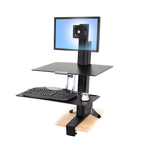 Ergotron WorkFit-S, LCD-Monitor LD mit Arbeitsfläche