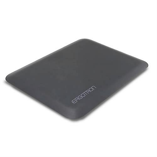 ergotron® WorkFit Small Fußmatte, ergonomisch, regt den Blutkreislauf an, L 610 x B 460 x H 16 mm, Polyurethanschaum, schwarz
