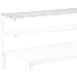 ESD-Etagenbord Treston SH 180, bis 50 kg, B 1800 x T 310 x H 1550 mm, höhenverstellbar, Spanplatte, lichtgrau RAL 7035 ESD-Etagenbord Treston SH 180, bis 50 kg, B 1800 x T 310 x H 1550 mm, höhenverstellbar, Spanplatte, lichtgrau RAL 7035