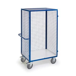 ESD-Gitter-Regalwagen, 980 x 700 mm ESD-Gitter-Regalwagen, 980 x 700 mm