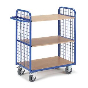 Etagenwagen, m. Gitterwänden, 2-seitig, 32 kg Etagenwagen, m. Gitterwänden, 2-seitig, 32 kg