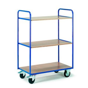 Etagenwagen mit 3 Böden, 1000 x 600 mm Etagenwagen mit 3 Böden, 1000 x 600 mm