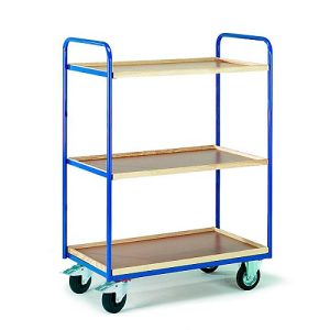 Etagenwagen mit 3 Etagenkästen, 1000 x 575 mm Etagenwagen mit 3 Etagenkästen, 1000 x 575 mm