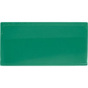 Etikettentasche Label PLUS, selbstklebend, 80×160, grün Etikettentasche Label PLUS, selbstklebend, 80×160, grün