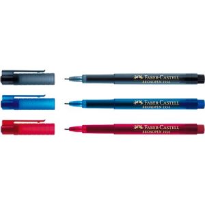 FABER-CASTELL Broadpen Document, 0,8 mm, schwarz, 10 St. FABER-CASTELL Broadpen Document, 0,8 mm, schwarz, 10 St.