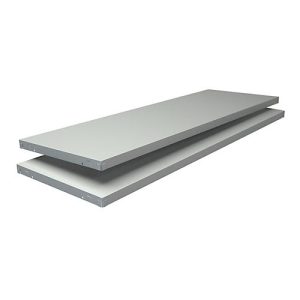 Fachboden, für Steckregal, 1200 x 400 mm, weiß, 2 Stück Fachboden, für Steckregal, 1200 x 400 mm, weiß, 2 Stück