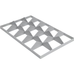 Fachwerkeinsatz FW 1191-1 unten, PE-HD, grau Fachwerkeinsatz FW 1191-1 unten, PE-HD, grau