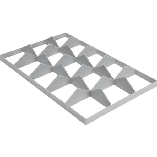 Fachwerkeinsatz FW 1191-1 unten, PE-HD, grau