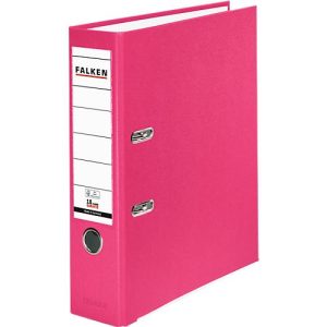 Falken PP-Color Ordner, DIN A4, Rückenbreite 80 mm, 1 Stück, pink Falken PP-Color Ordner, DIN A4, Rückenbreite 80 mm, 1 Stück, pink