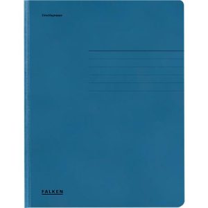 FALKEN Sammelmappe, DIN A4, Einschlagklappen, Manilakarton, blau FALKEN Sammelmappe, DIN A4, Einschlagklappen, Manilakarton, blau