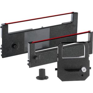 Farbbandkassette für Zeiterfassungsgeräte, schwarz/rot Farbbandkassette für Zeiterfassungsgeräte, schwarz/rot