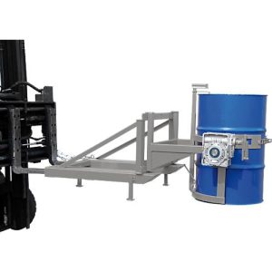 Fasskipper Bauer Typ FD/L, für 110-220 l Fässer, 360 kg, 270° Kippen, mit Handkurbel, Stapleraufnahme, mausgrau RAL 7005 Fasskipper Bauer Typ FD/L, für 110-220 l Fässer, 360 kg, 270° Kippen, mit Handkurbel, Stapleraufnahme, mausgrau RAL 7005