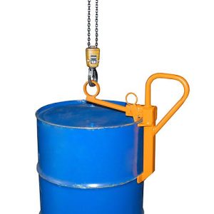 Fassklemme FKL, für 200 Liter Spundfässer, orange (RAL 2000) Fassklemme FKL, für 200 Liter Spundfässer, orange (RAL 2000)