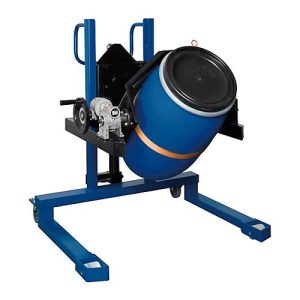 Fasslifter asecos, m. Prismenbacken, B 830 x H 1605 x T 1140 mm, Hubbereich 120 – 750 mm, Stahl lackiert Fasslifter asecos, m. Prismenbacken, B 830 x H 1605 x T 1140 mm, Hubbereich 120 – 750 mm, Stahl lackiert