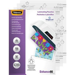 FELLOWES Laminierfolien, DIN A3, 80 mic., 100 Stück FELLOWES Laminierfolien, DIN A3, 80 mic., 100 Stück