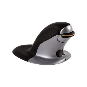 Fellowes Penguin Large – Vertikale Maus – rechts- und linkshändig – Laser – kabellos – 2.4 GHz Fellowes Penguin Large – Vertikale Maus – rechts- und linkshändig – Laser – kabellos – 2.4 GHz