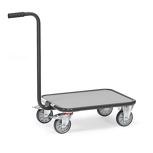 fetra Griffroller 'Grey Edition', Stahl, anthrazitgrau, 1 Plattform, L 600 x B 500 mm, bis 250 kg