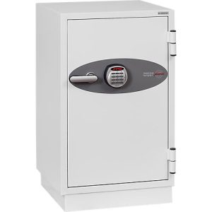 Feuerschutzschrank FS 0442, Elektronikschloss, B 520 x T 520 x H 820 mm, Stahl, signalweiß RAL 9003 Feuerschutzschrank FS 0442, Elektronikschloss, B 520 x T 520 x H 820 mm, Stahl, signalweiß RAL 9003