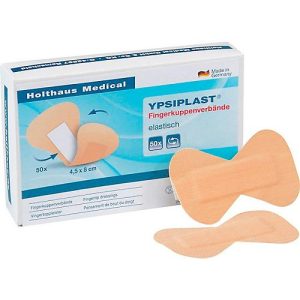 Fingerkuppenverband YPSIPLAST®, 50 Stück, elastisch, hautfarbenes Gewebe Fingerkuppenverband YPSIPLAST®, 50 Stück, elastisch, hautfarbenes Gewebe