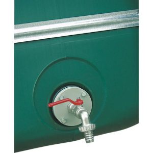 Flansch mit Kugelhahn Cemo, für Lagertanks bis 2000 l und Großspeicher bis 3000 l, silber Flansch mit Kugelhahn Cemo, für Lagertanks bis 2000 l und Großspeicher bis 3000 l, silber