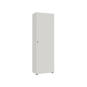 Flügeltürenschank 1-türig, ohne Akustikfront, B600 mm, silber Flügeltürenschank 1-türig, ohne Akustikfront, B600 mm, silber