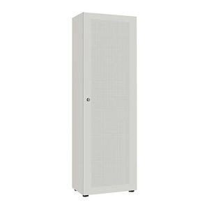 Flügeltürenschrank 1-türig, weißaluminium Flügeltürenschrank 1-türig, weißaluminium