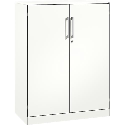 Flügeltürenschrank ASISTO C 3000, 3 Ordnerhöhen, B 1000 mm, weiß/weiß